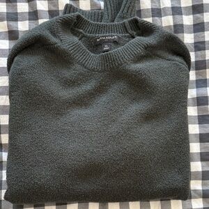 Banana Republic Men's Forest Green Crewneck Sweater
